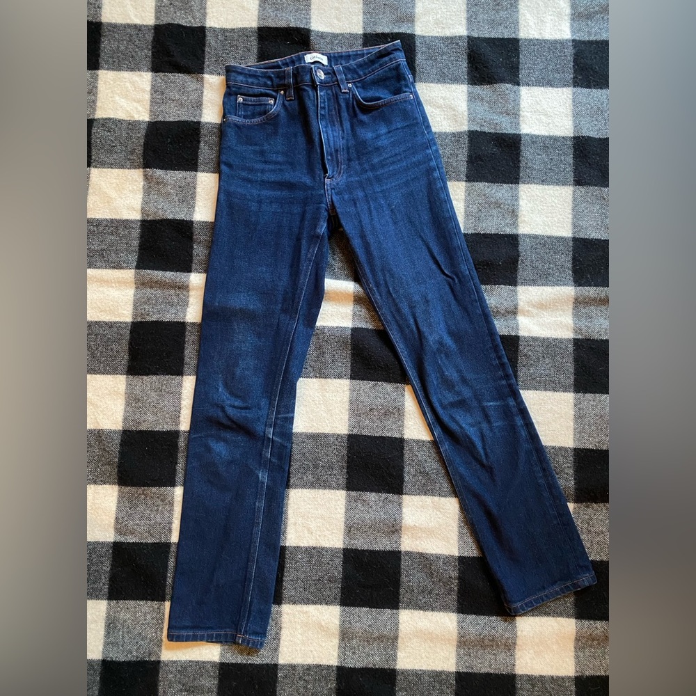 EUC Toteme Twisted-Seam Jeans, sz 26